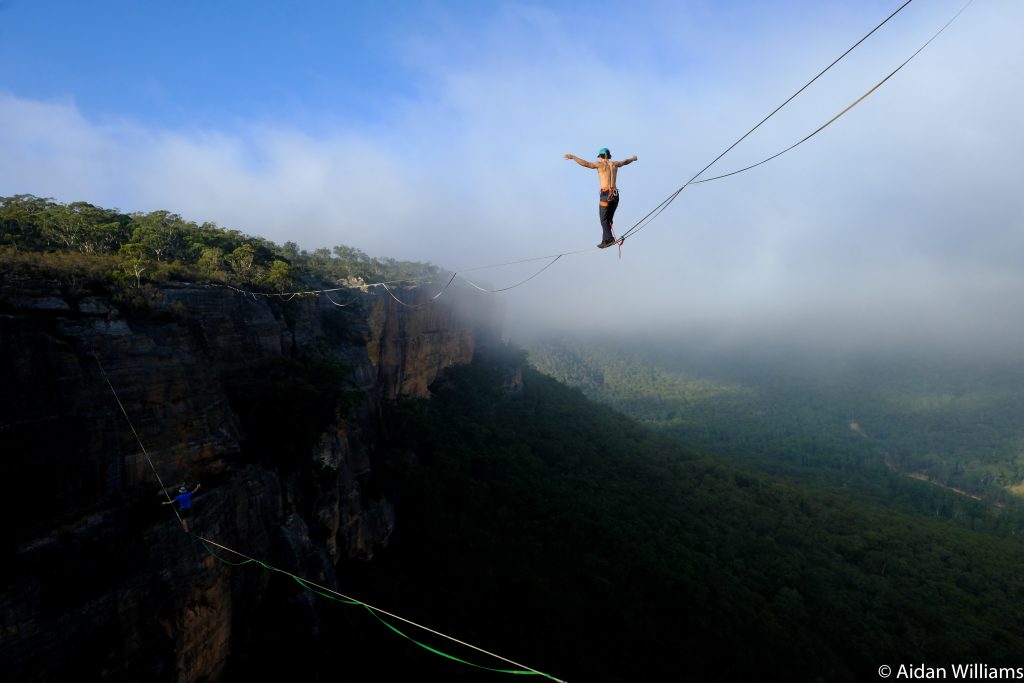 slackline highline friedi kühne australia australien