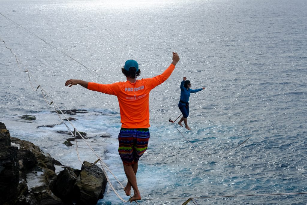 slackline highline friedi kühne free solo world record australia mia noblet balance community