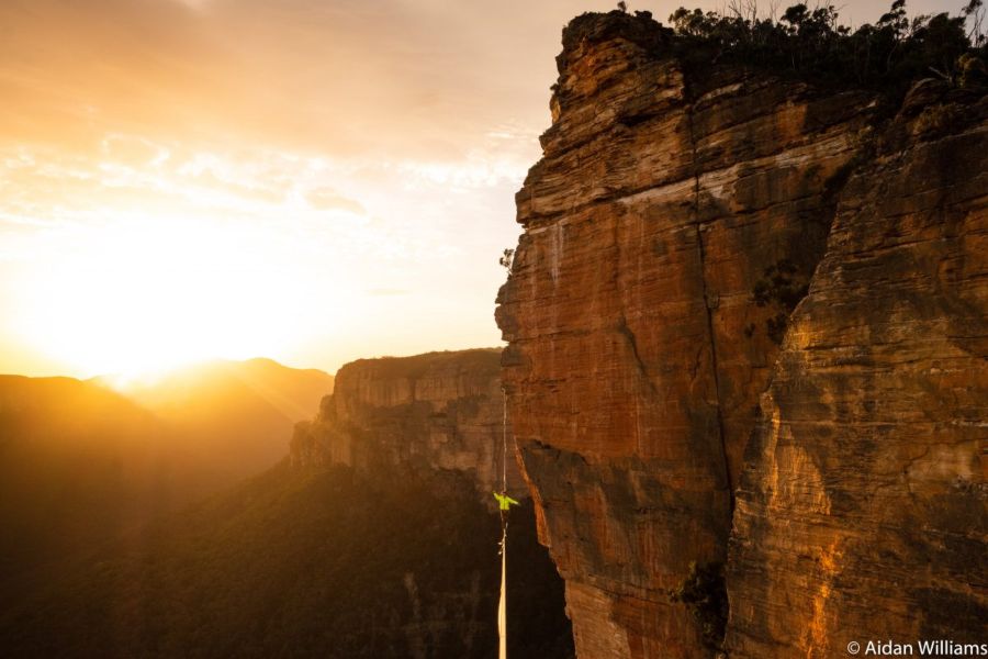 slackline highline friedi kühne australia australien aidan williams