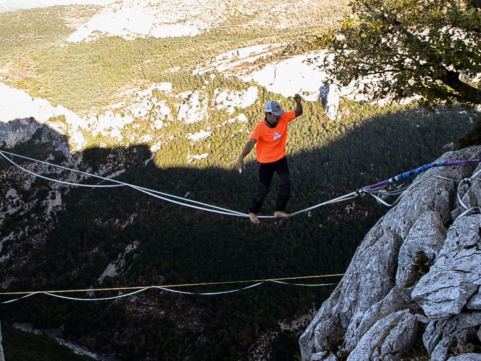 slackline highline friedi kühne free solo world record weltrekord no safety