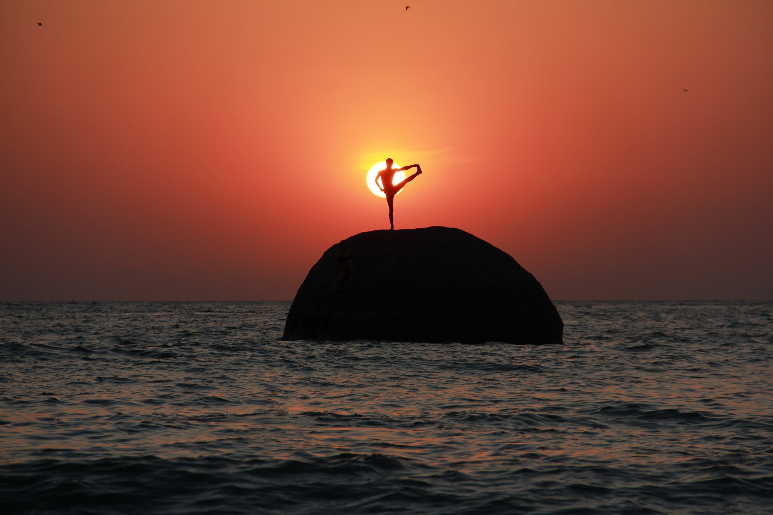 slackline highline indien india yoga pose