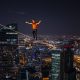 slackline highline friedi kühne moscow moskau urban world record guinness weltrekord oko tower